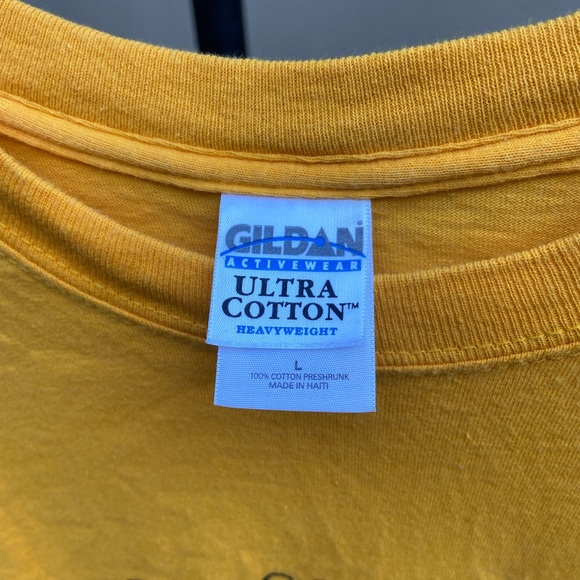 Self Against City Rock Band Sacramento CA Yellow Men’s L T-Shirt MINTY RARE - Picture 4 of 4